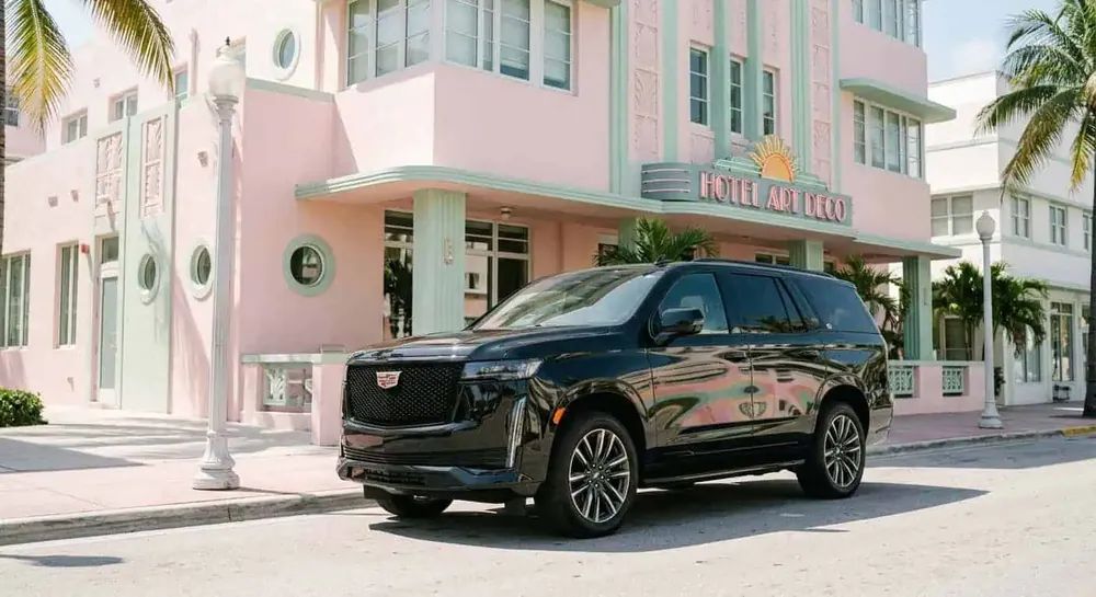 Cadillac Escalade in South Beach