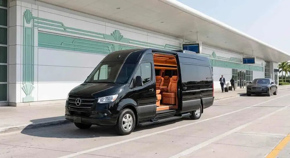 Mercedes Sprinter in South Beach